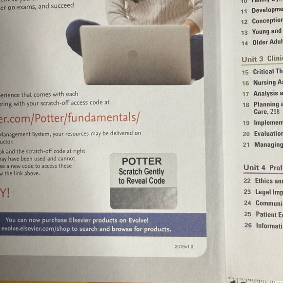 Potter & Perry Fundamentals of Nursing Textbook 11th Edition - Picture 2 of 4